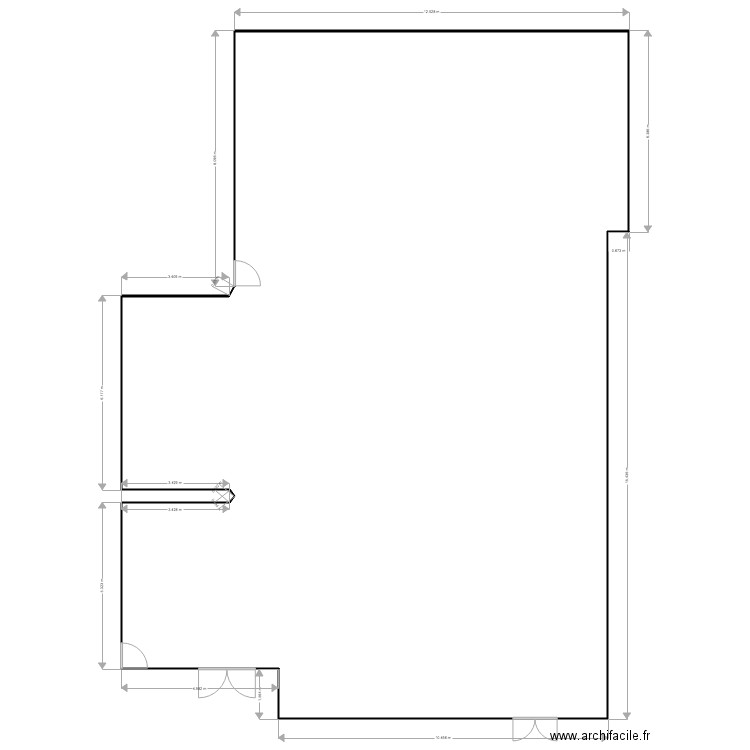 ECOLE . Plan de 0 pièce et 0 m2