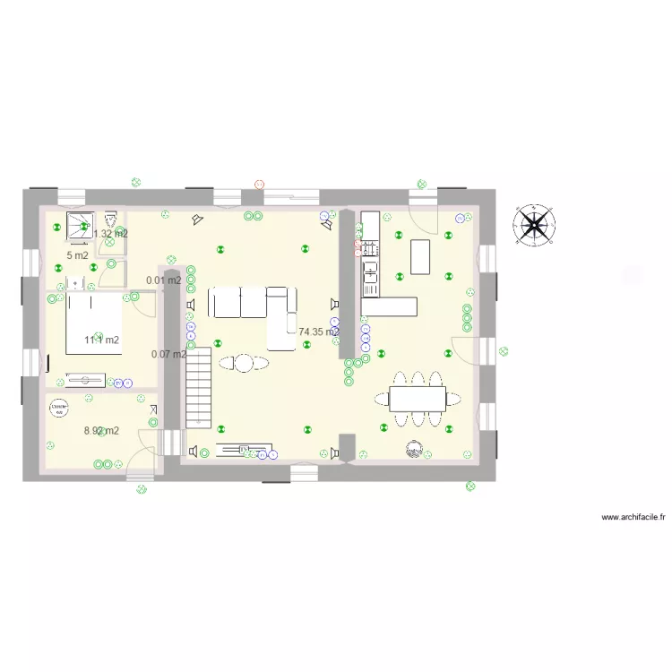 RDC Electricit&eacute;. Plan de 