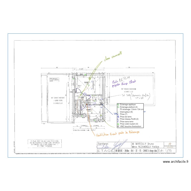 MARCILLY ETAGE ELEC. Plan de 0 pièce et 0 m2