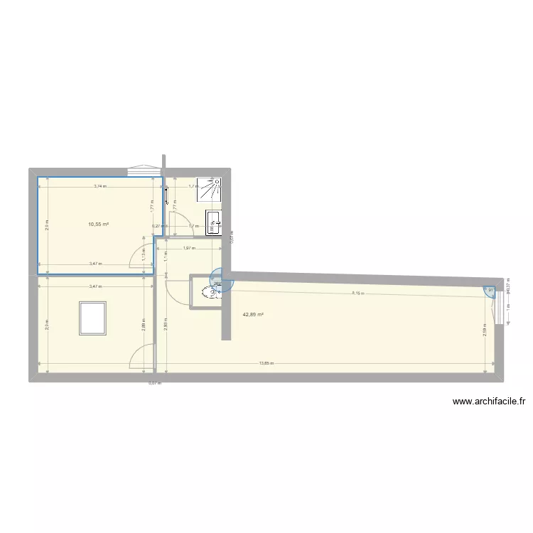 calmont etage modifi&eacute;. Plan de 