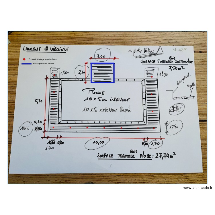 Laurent et Virgnie. Plan de 0 pièce et 0 m2