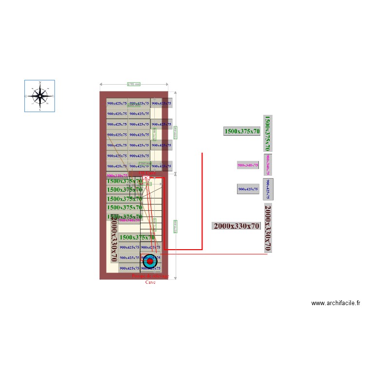 RDC  élec eg V6 à réaliser. Plan de 0 pièce et 0 m2