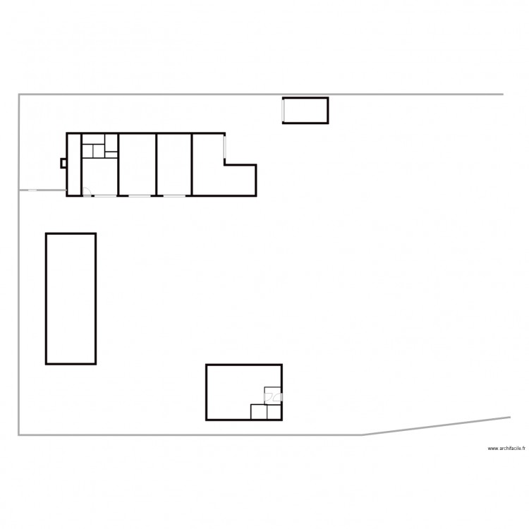 KAN SPRL Projet. Plan de 15 pièces et 50 m2