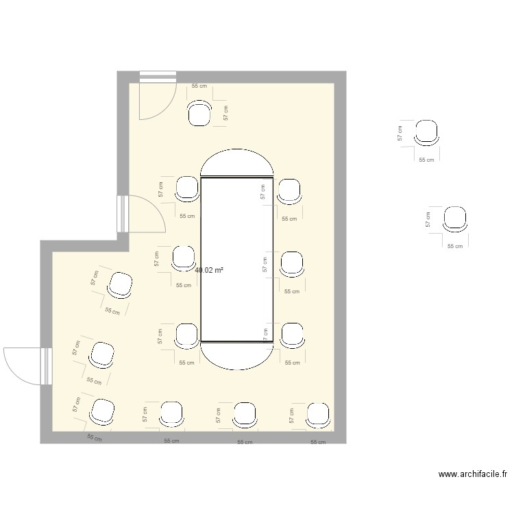 Salle de réunion CSE 3. Plan de 0 pièce et 0 m2