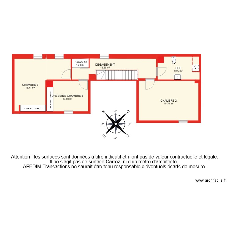 BI 6264 ETAGE . Plan de 0 pièce et 0 m2