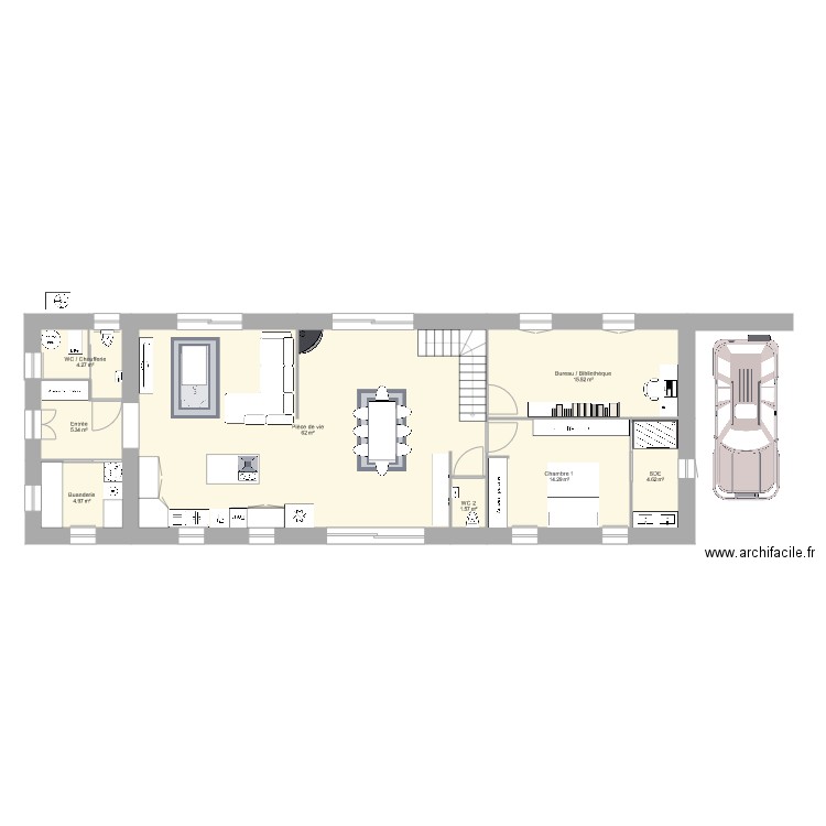 CocoMarjo. Plan de 0 pièce et 0 m2