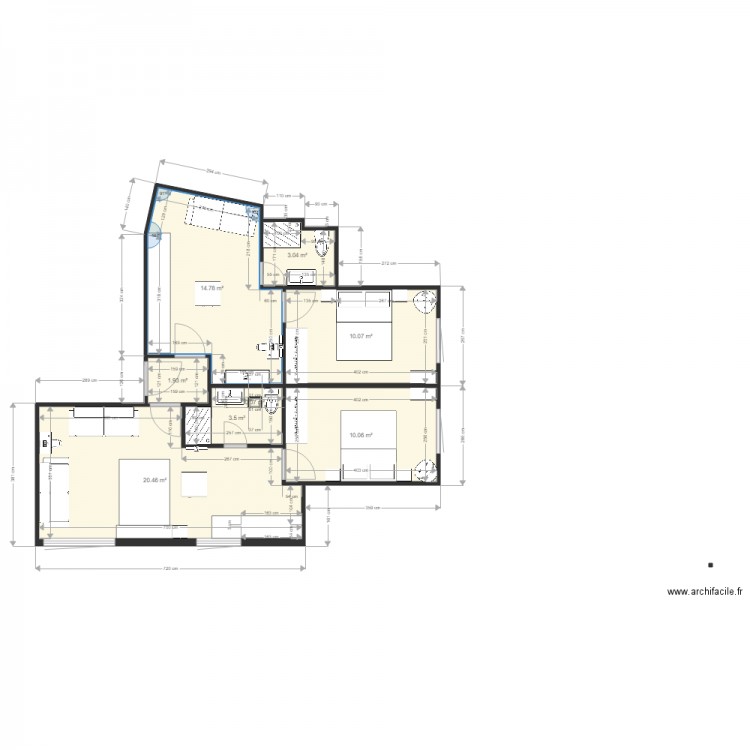 víctor de los ríos. Plan de 0 pièce et 0 m2