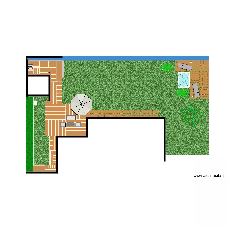 jardin 2. Plan de 