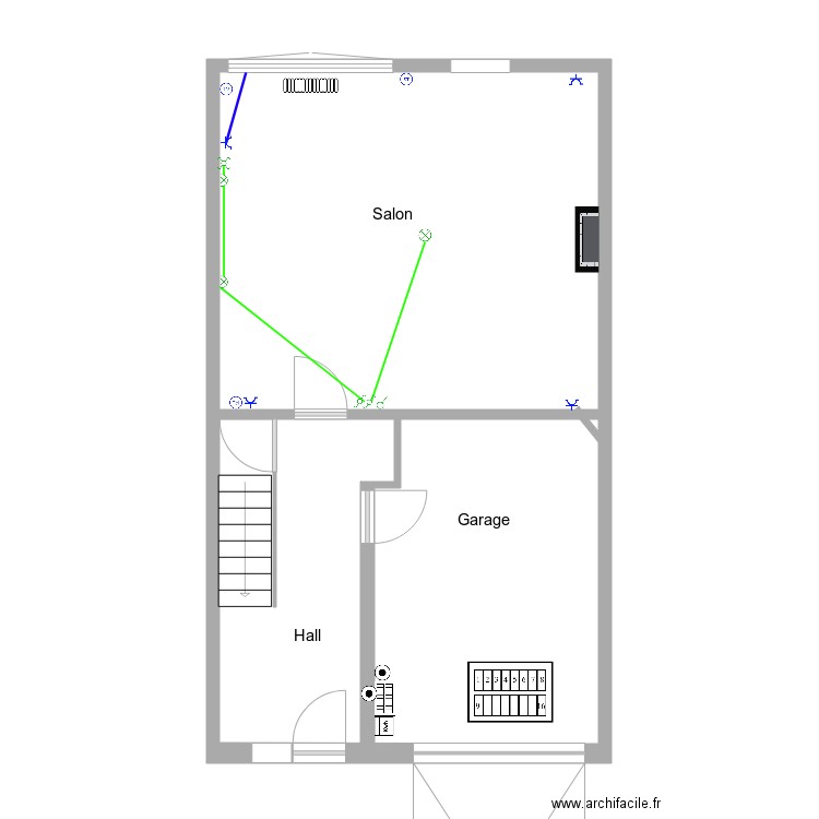 rez chaussé kalala. Plan de 0 pièce et 0 m2