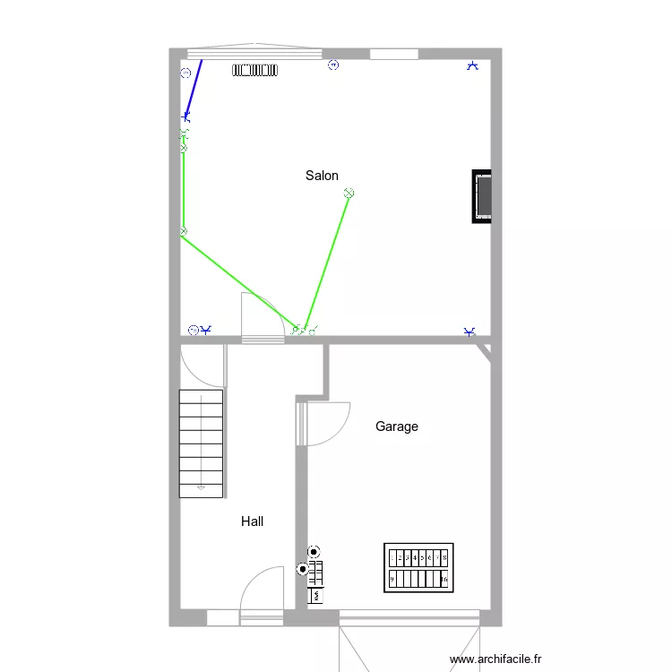 rez chauss&eacute; kalala. Plan de 