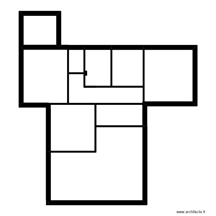 BARNET. Plan de 4 pièces et 46 m2