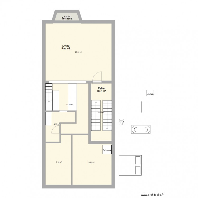 Marie José Rez2 New VFred. Plan de 0 pièce et 0 m2