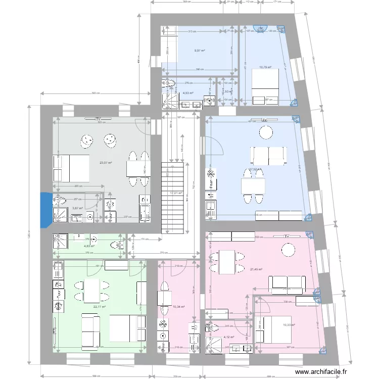 Saint Fulgent Etage Projet. Plan de 