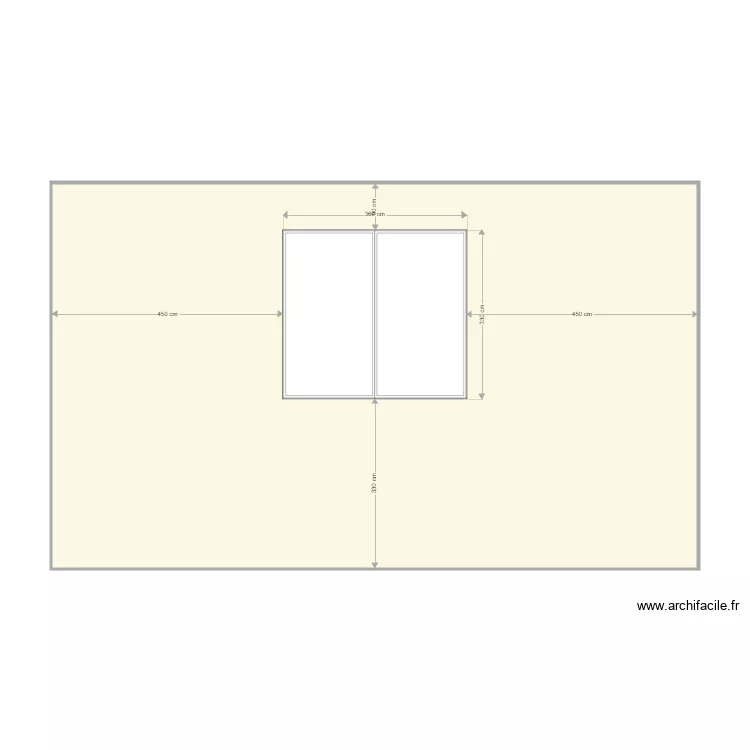 wall 27 window X 3. Plan de 