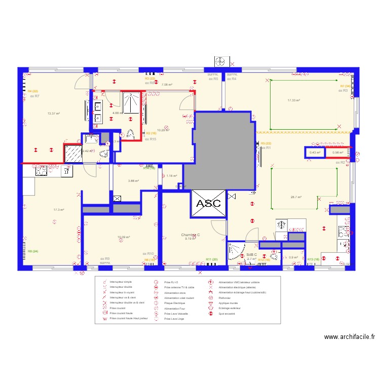 BLRCuisine. Plan de 0 pièce et 0 m2