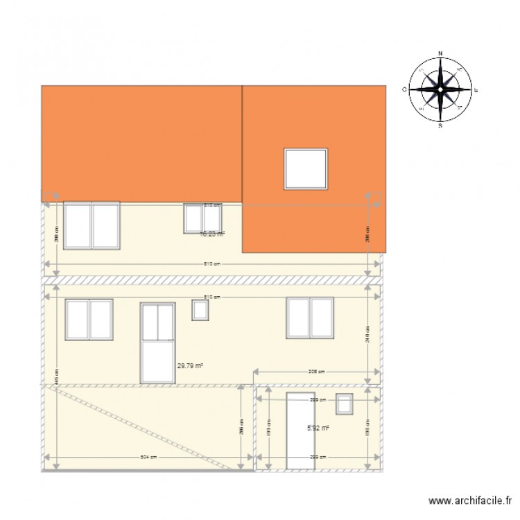 Projet  49 façade  AR . Plan de 0 pièce et 0 m2