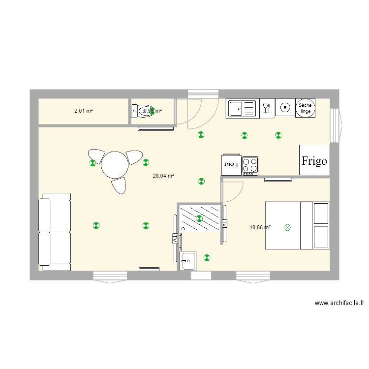 APPT 2. Plan de 0 pièce et 0 m2