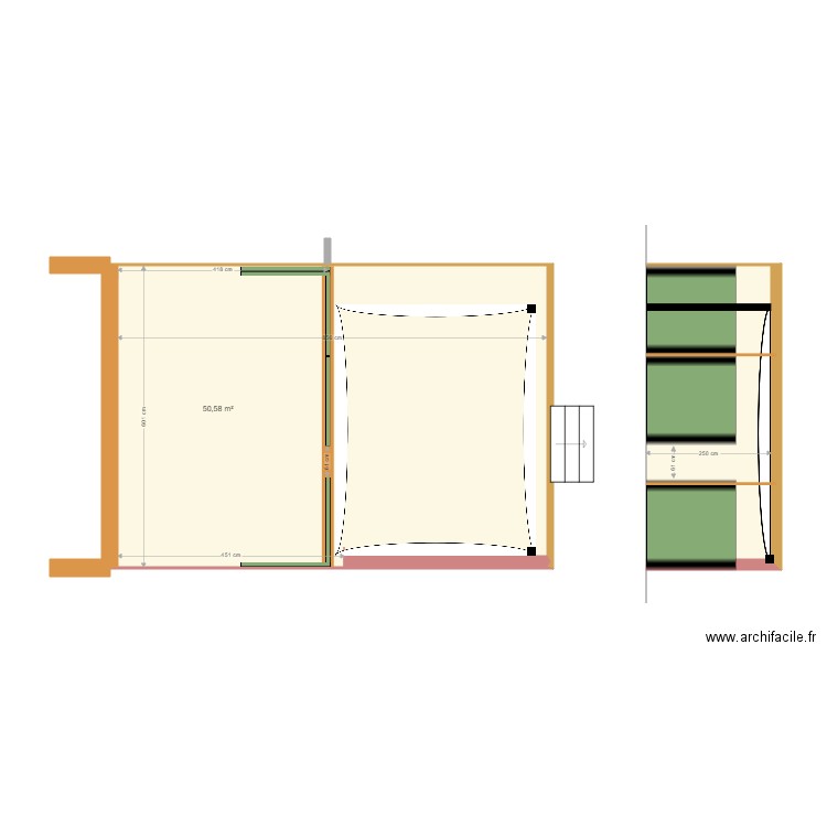 Panneau bois 02. Plan de 0 pièce et 0 m2