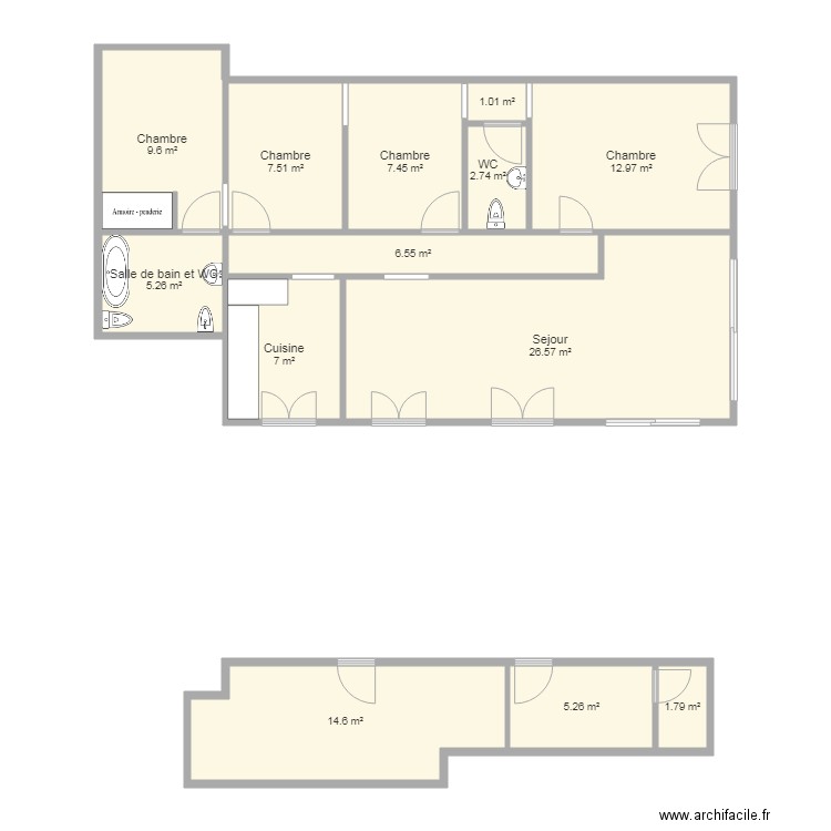 AGAPIT CLAUDE 3. Plan de 0 pièce et 0 m2