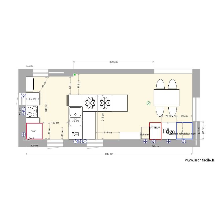 Cuisine pontivy3C. Plan de 0 pièce et 0 m2
