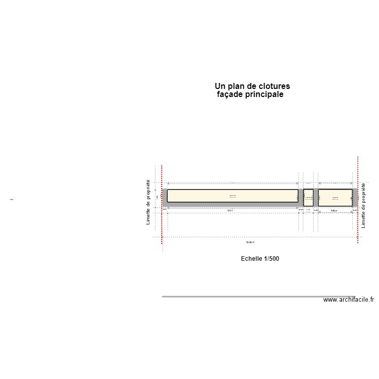 plan de clotures 2. Plan de 0 pièce et 0 m2