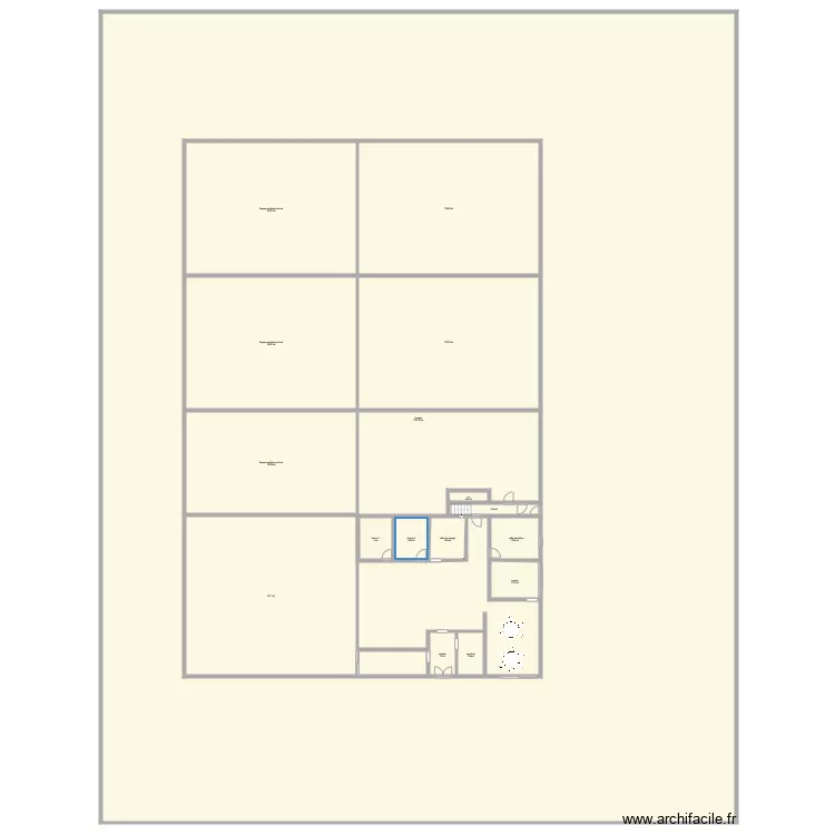 micro creche. Plan de micro creche. Plan de