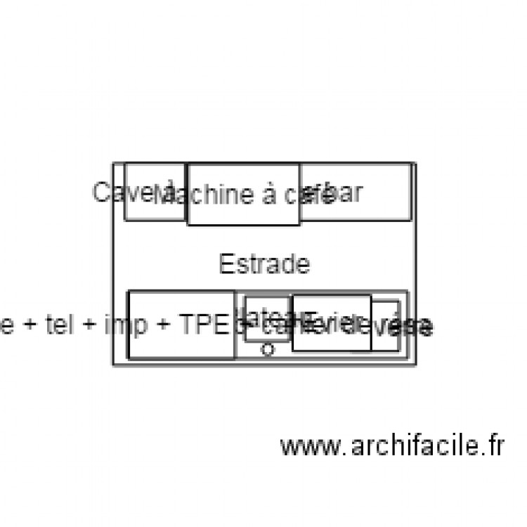 Bar. Plan de 0 pièce et 0 m2