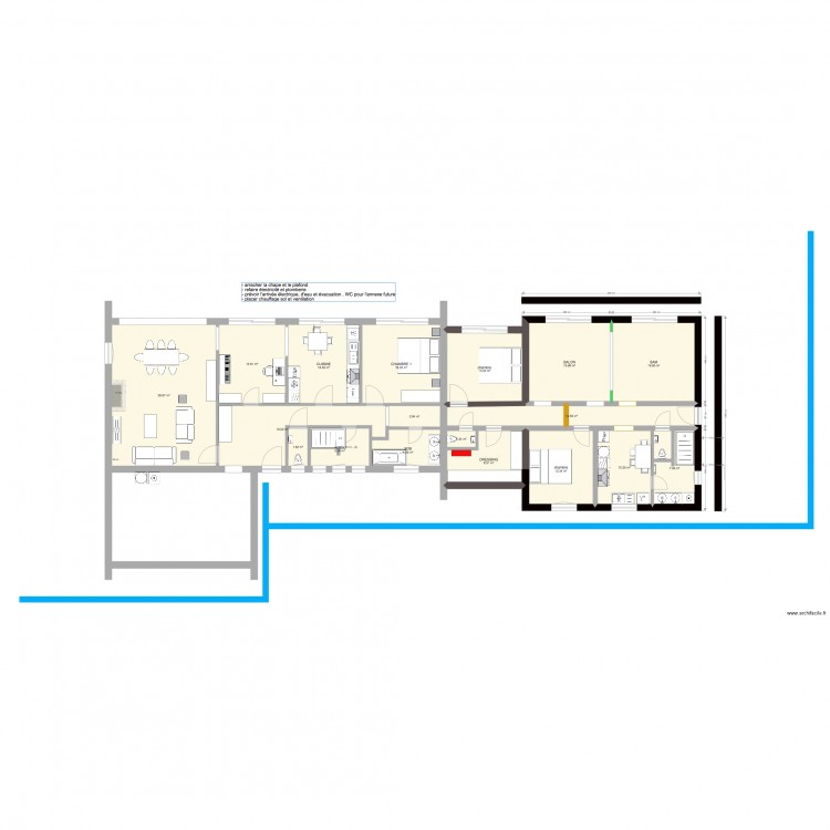 annexe1 et 2 finies . Plan de 0 pièce et 0 m2