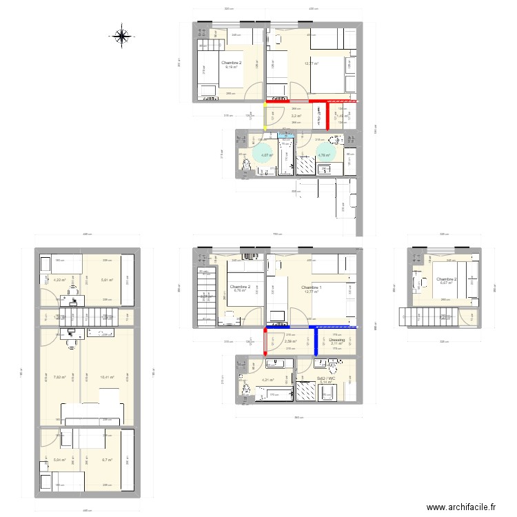 Options aménagement Champéry avec combles. Plan de 0 pièce et 0 m2