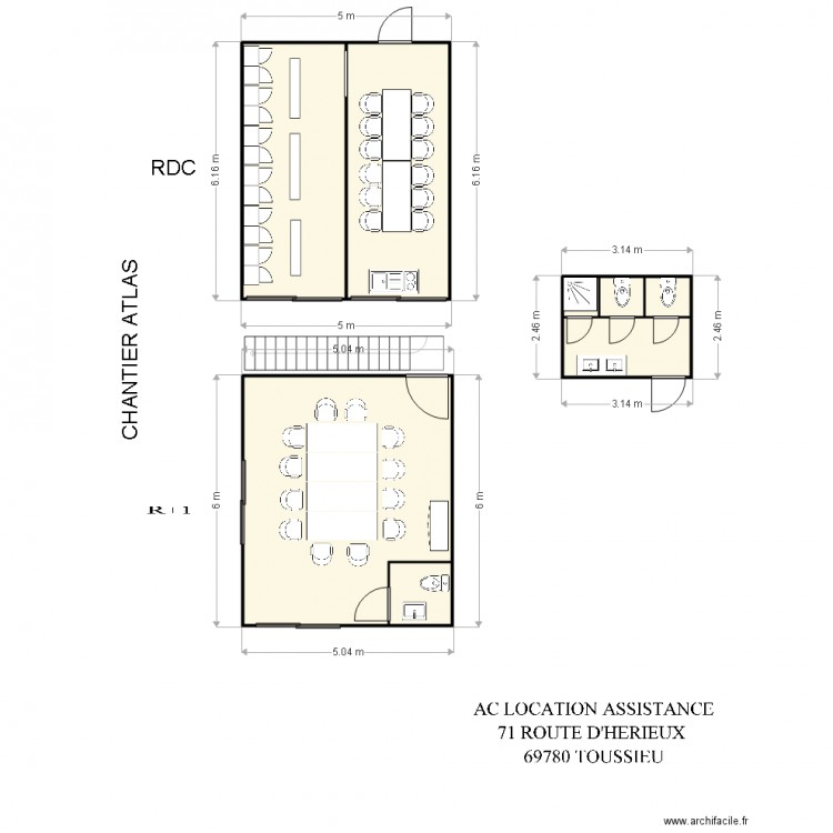 ATLAS THONON . Plan de 0 pièce et 0 m2