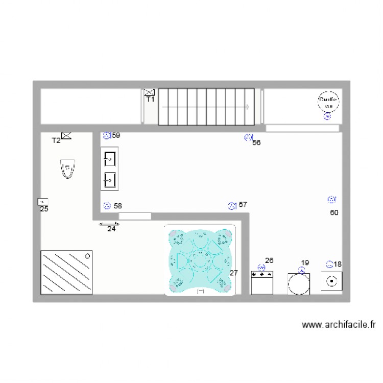 franck prise de courants sous sol. Plan de 0 pièce et 0 m2