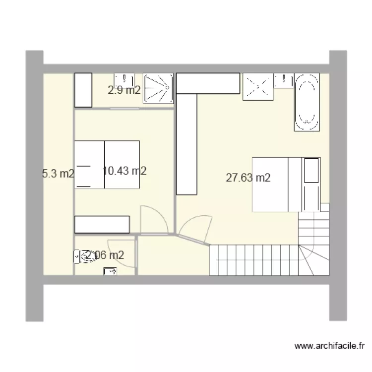 Etage LN v2. Plan de Etage LN v2. Plan de