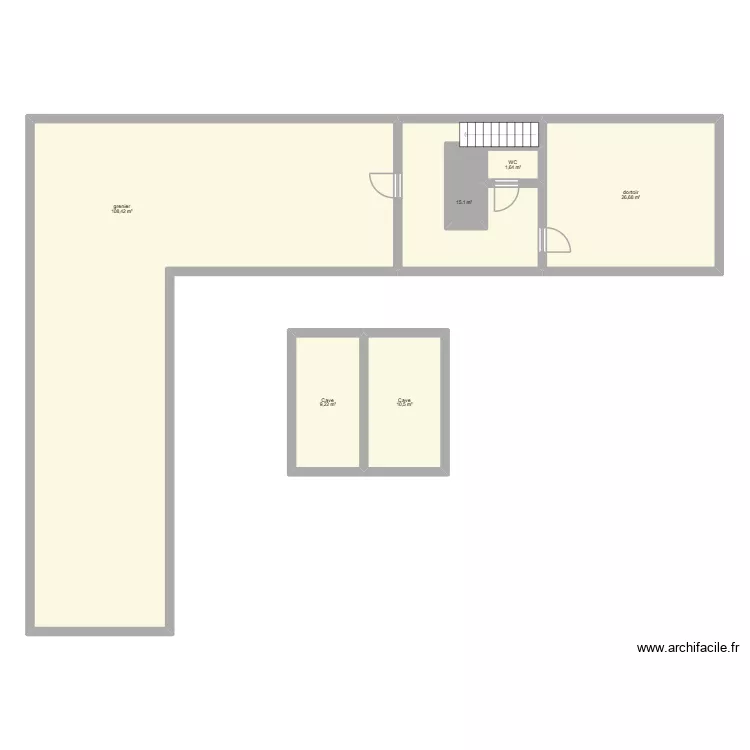 231 fressin etage. Plan de 7 et 174 m² 231 fressin etage. Plan de 7 et 174 m²