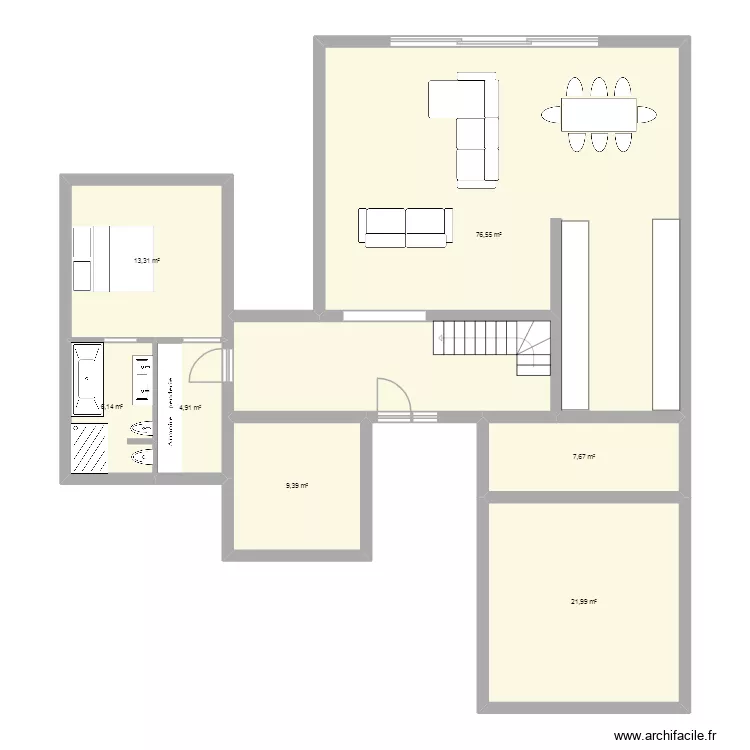 080126. Plan de 7  et 140 m²