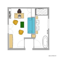 Sdb 8m2 - ch/bureau 15m2