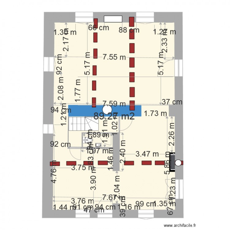 rdc ouvertures maçon. Plan de 0 pièce et 0 m2