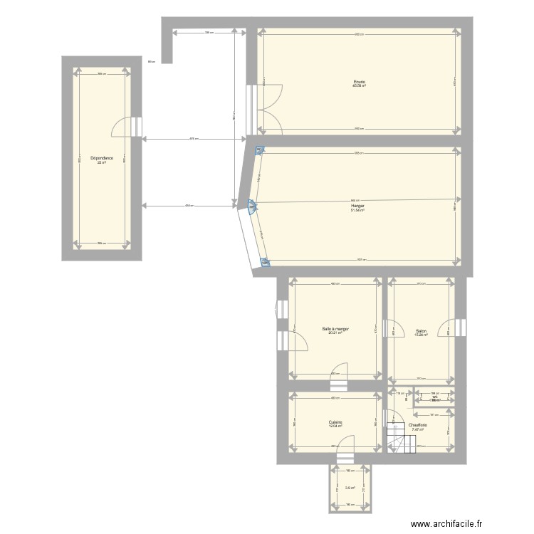 Brie rdc. Plan de 0 pièce et 0 m2