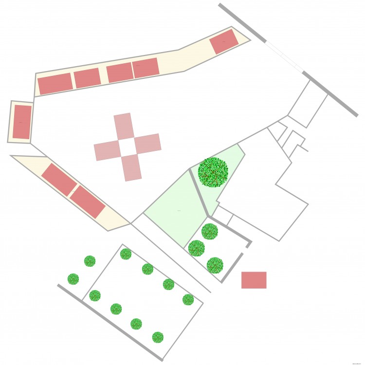 Implantation 02. Plan de 0 pièce et 0 m2