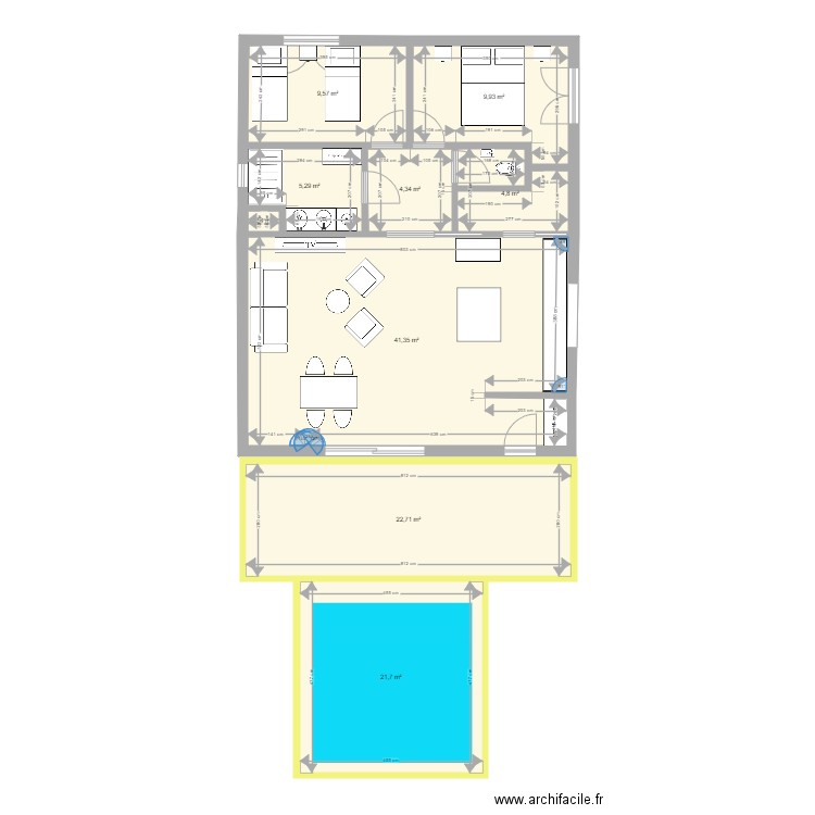 MAZET BLAUVAC PLAN 1. Plan de 0 pièce et 0 m2