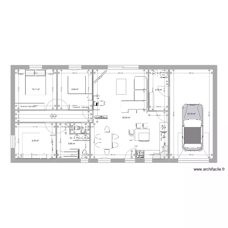 PAVILLON 1. Plan de 