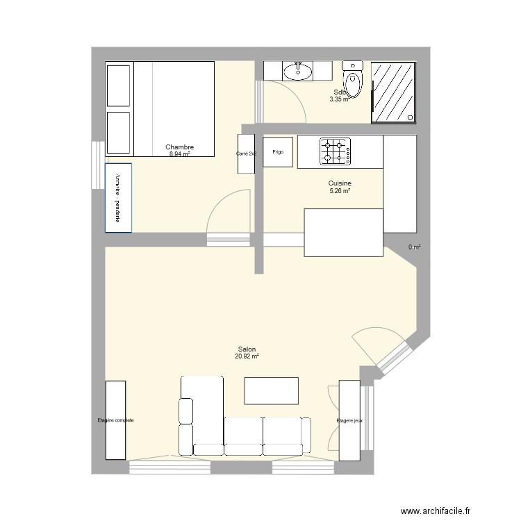 Nancy 2. Plan de 0 pièce et 0 m2