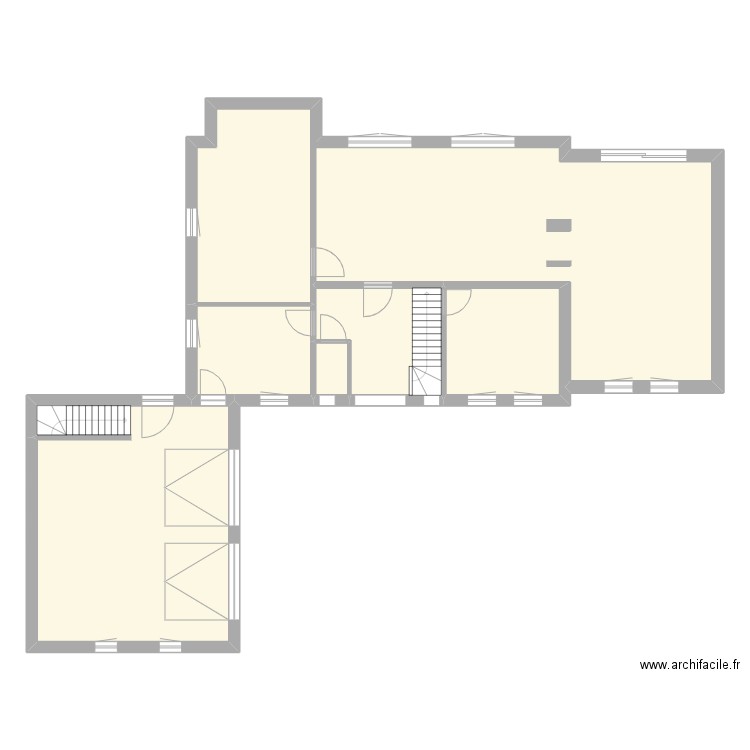 House. Plan de 6 pièces et 163 m2