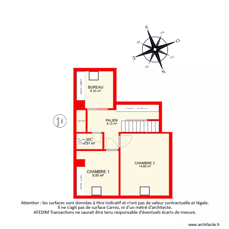 BI 6562 ETAGE. Plan de 