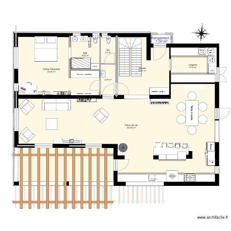 B Rdc 6. Plan de 0 pièce et 0 m2