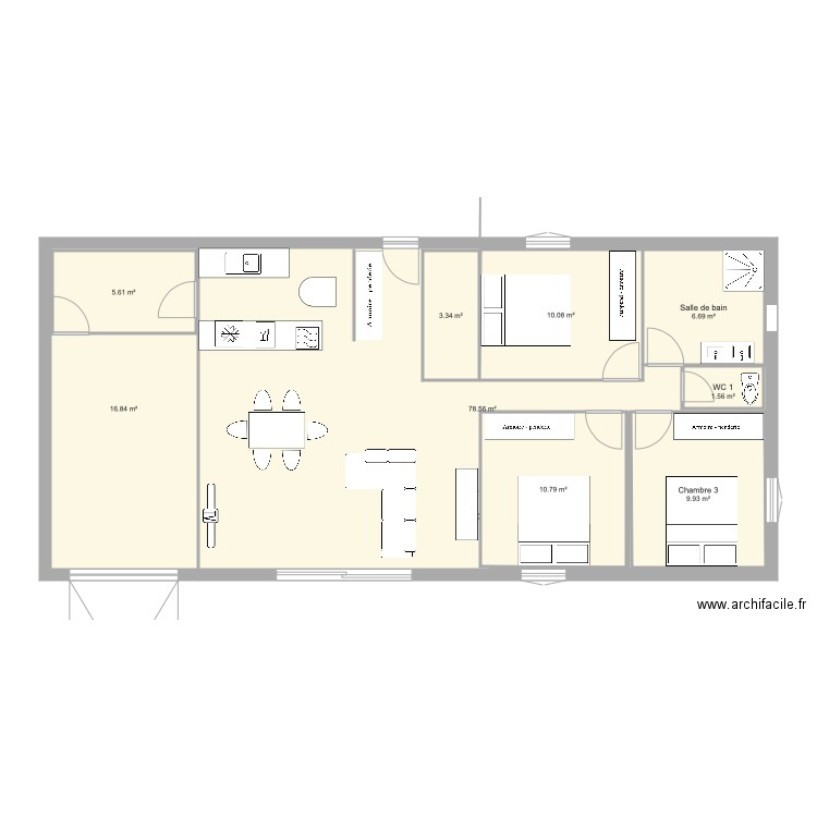 maison 5 éme. Plan de 0 pièce et 0 m2