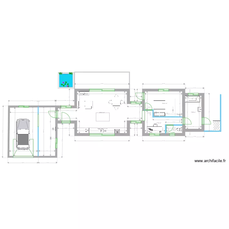 Maison CAN. Plan de Maison CAN. Plan de