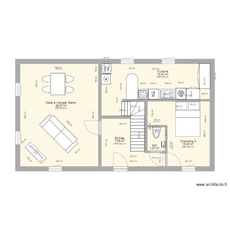 maison alsa. Plan de 11 pièces et 118 m2