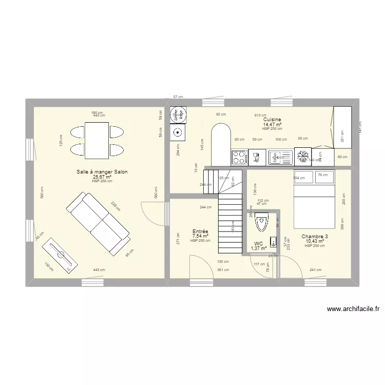 maison alsa. Plan de 