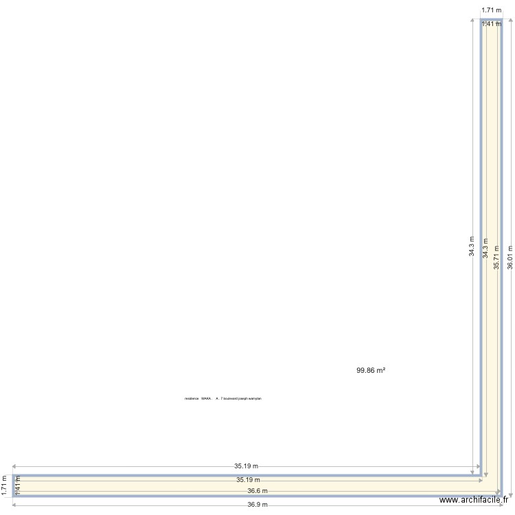 RESIDENCE WAKA . Plan de 0 pièce et 0 m2