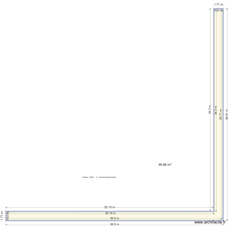 RESIDENCE WAKA . Plan de 